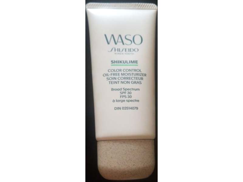 Shisedio Waso Color Control Oil-Free Moisturizer, Shikulime, SPF 30, 50 mL