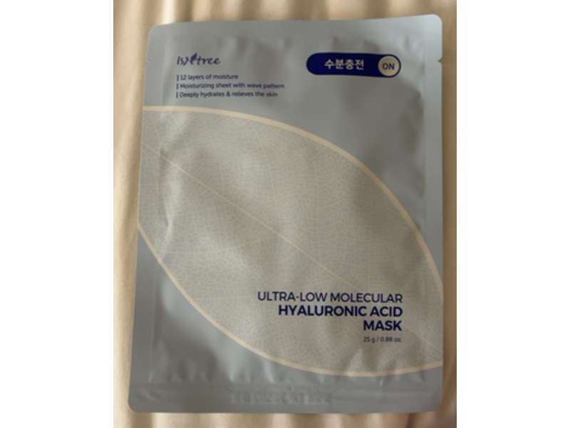 IsNtree Ultra-Low Molecular Mask, Hyaluronic Acid, 0.88 oz/25 g, 10 Count