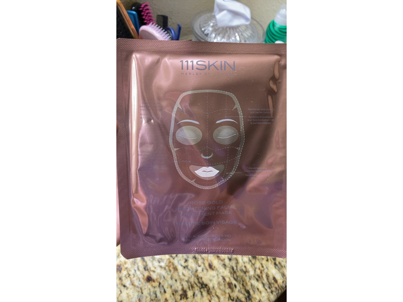 111Skin Brightening Facial Treatment Mask, Rose Gold, 30 mL