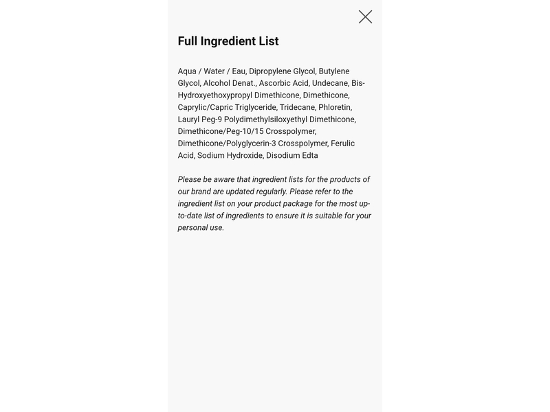 SkinCeuticals Phloretin CF Gel, 1 fl oz/30 mL