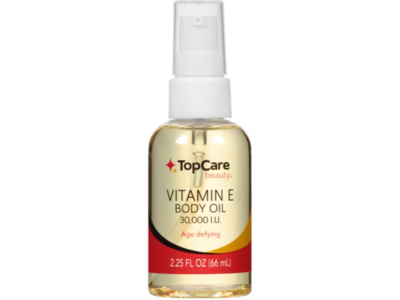 Top Care Beauty Body Oil, Vitamin E, 2.25 fl oz/66 mL