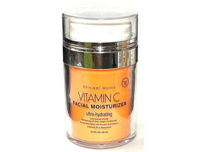 Clinical Works Ultra Hydrating Facial Moisturizer, Vitamin C , 3.2 fl oz/95 mL