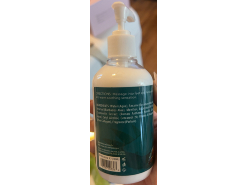 La Palm Collagen Massage Lotion, Creamy Coconut, 8 oz/64 mL