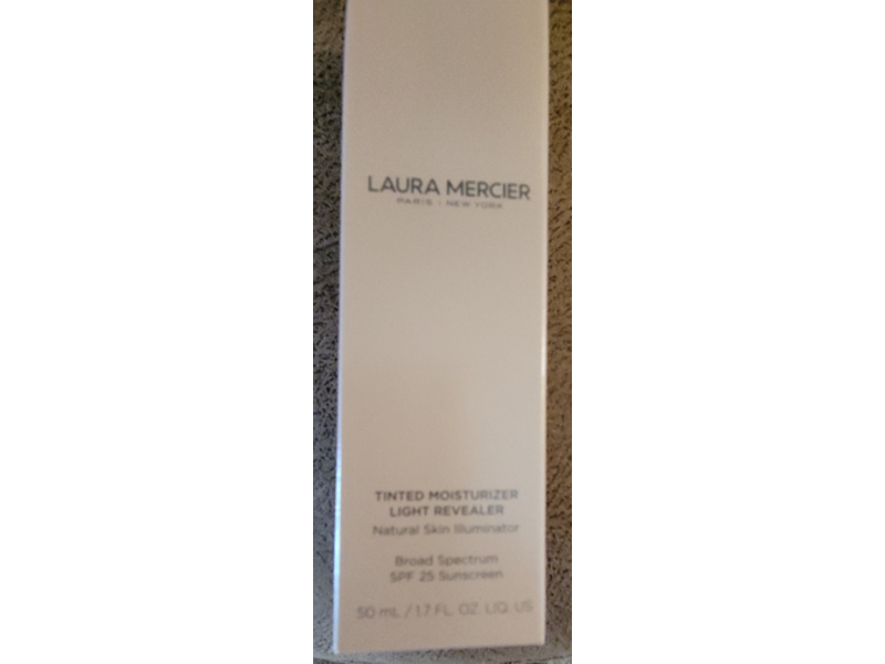 Laura Mercier Tinted Moisturizer Light Revealer, SPF 25, 1W1 Porcelain,1.7 fl oz/50 mL