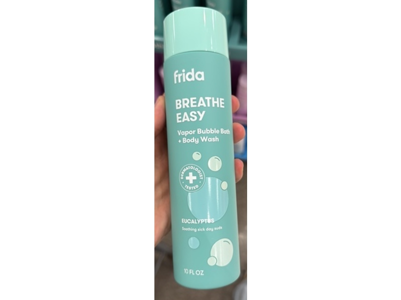 Frida Breathe Easy Vapor Bubble Bath + Body Wash, Eucalyptus, 10 fl oz