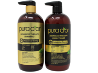 Pura d'or Advanced Therapy Shampoo & Conditioner, 24 fl oz/709 mL - Image 2