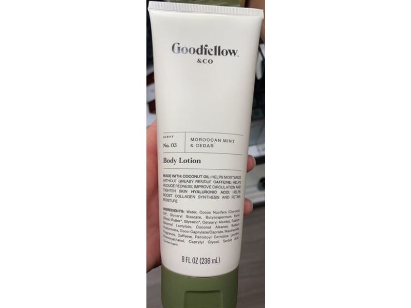 Goodfellow & Co Body Lotion, Moroccan Mint & Cedar, 8 fl oz/236 mL