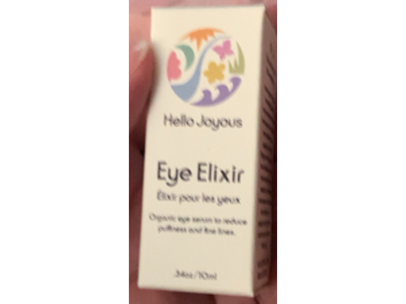 Hello Joyous Eye Elixir Organic Eye Serum, 0.34 fl oz/10 mL