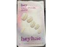 Heyhae Solar-Cured Gel Nail Strips Kit, Hey, That Pearl Glow, 28 Count - thumbnail 2