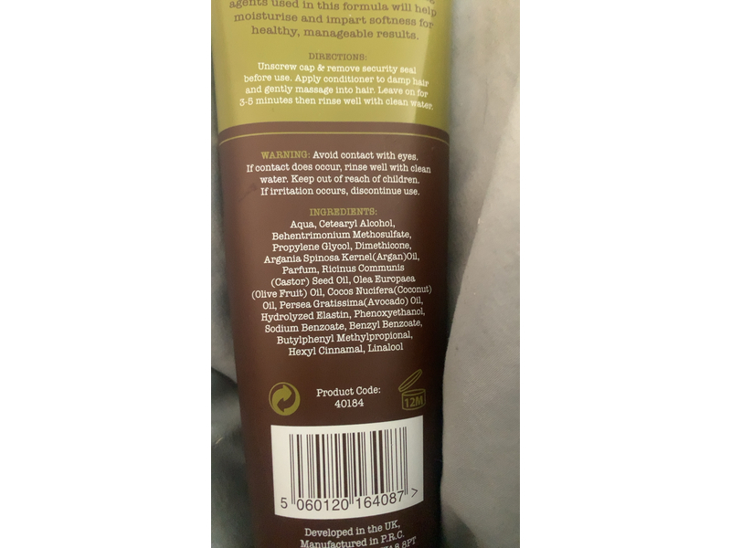 Xpel Hair Care Conditioner, Moroccan Argan Oil Extract, 10.6 fl oz/300 mL