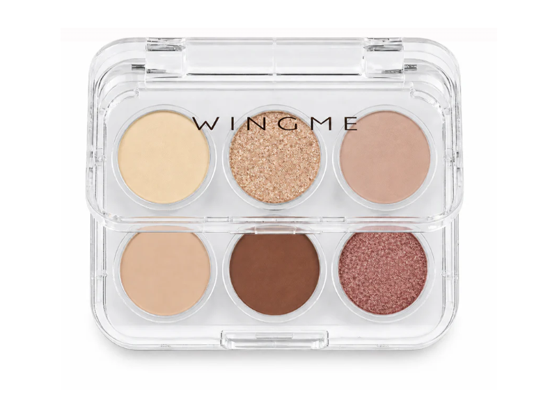 Wingme Mini Muse Eyeshadow Palette, 0.16 oz/4.5 g