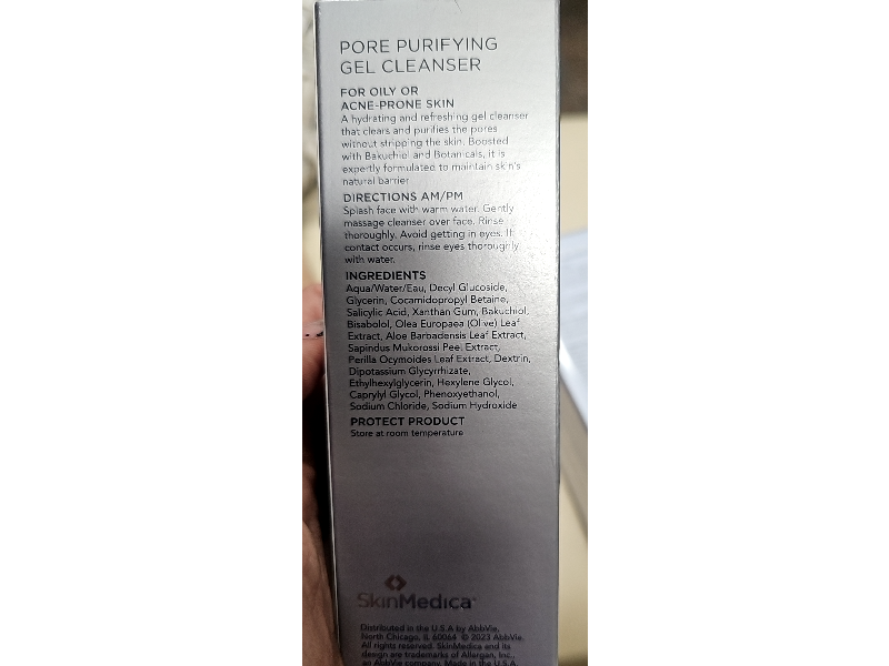 SkinMedica Pore Purifying Gel Cleanser, 6 fl oz/177 mL