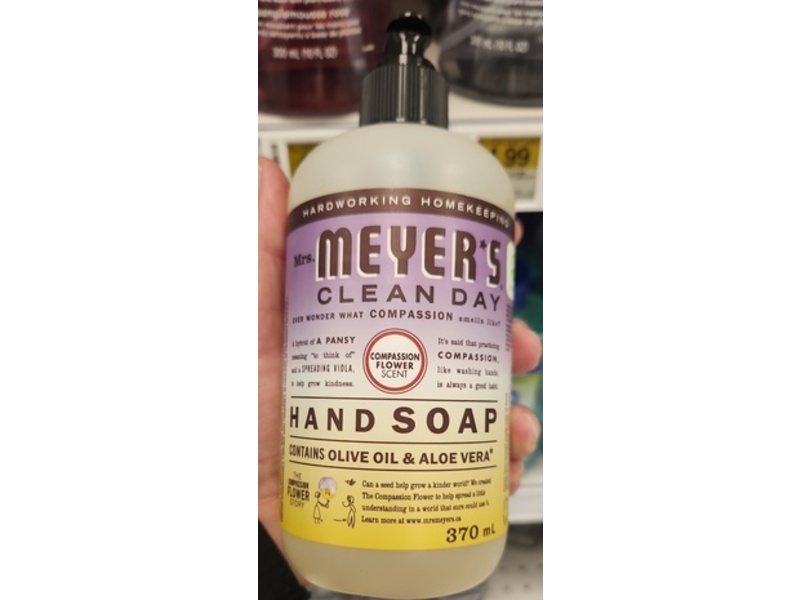 Mrs. Meyer's Clean Day Hand Soap, Compassion Flower, 370 mL