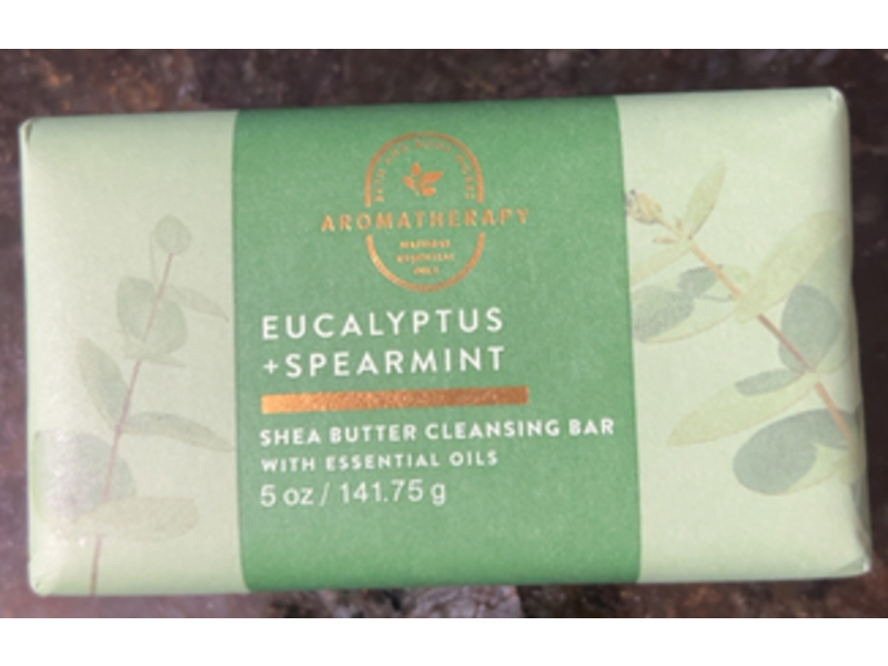 Bath & Body Works Shea Butter Cleansing Bar, Eucalyptus + Spearmint, 5 oz/141.75 g