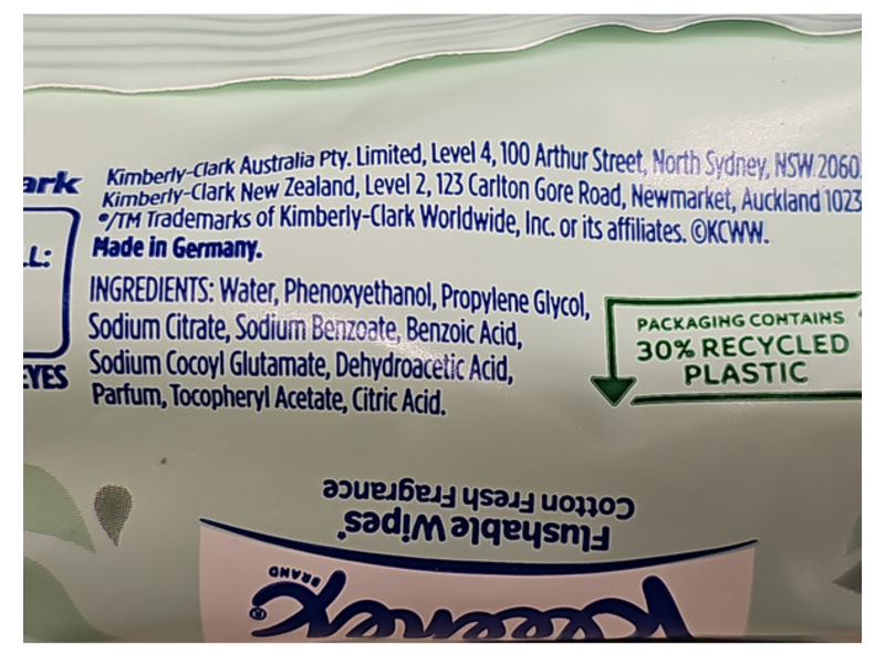 Kleenex Biodegradable Flushable Wipes, Cotton Fresh Fragrance, 36 Count