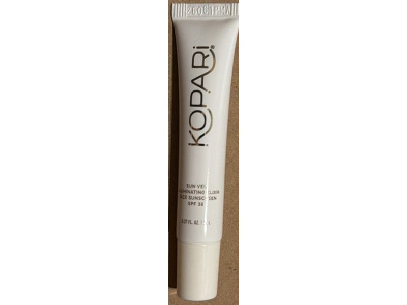 Kopari Veil Illuminating Elixir Face Sunscreen, SPF 38, 0.27 fl oz