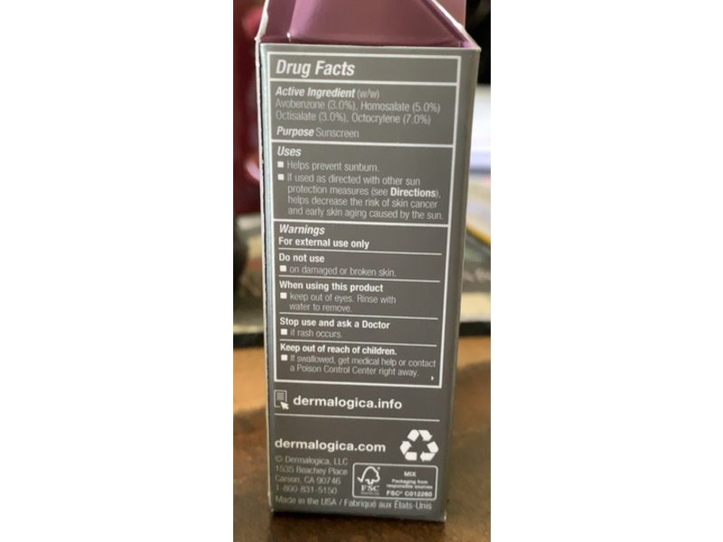 Dermalogica Dynamic Skin Recovery Firming + Age-Defending Daily Moisturizer, SPF 50, 0.24 fl oz/7 mL