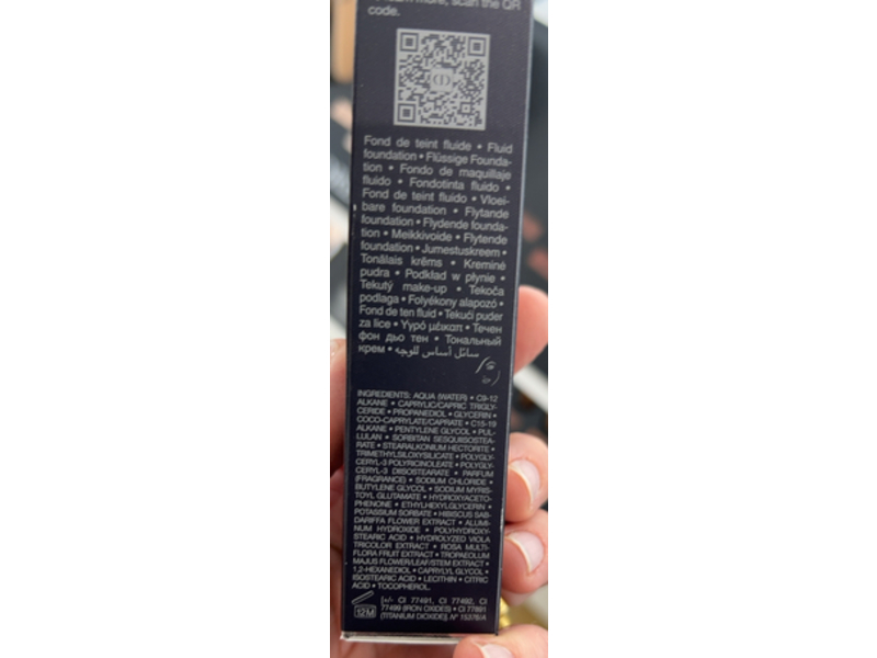 Dior Forever Natural Nude Perfection Foundation, 2WP Warm Peach, 1 fl oz/30 mL