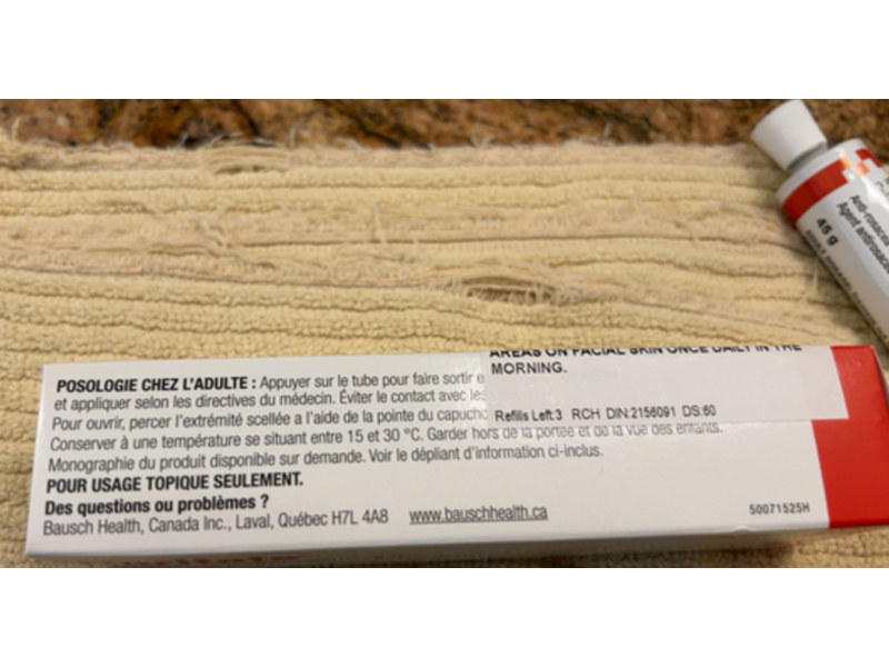 Noritate (metronidazole) Topical Cream 1 %, 45 g, Bausch (Rx)