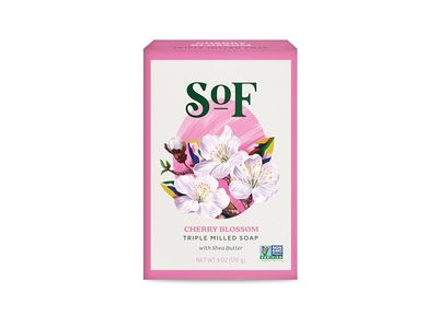 South Of France Triple Milled Soap, Cherry Blossom, 6 oz/170 g