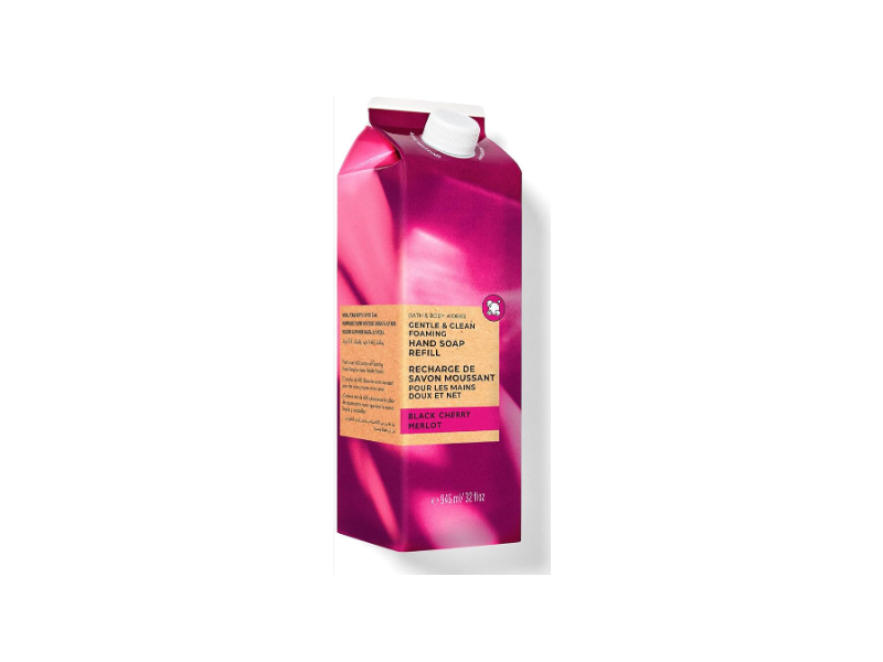 Bath & Body Works Gentle & Clean Foaming Hand Soap, Black Cherry Merlot, 32 fl oz/ 946 mL