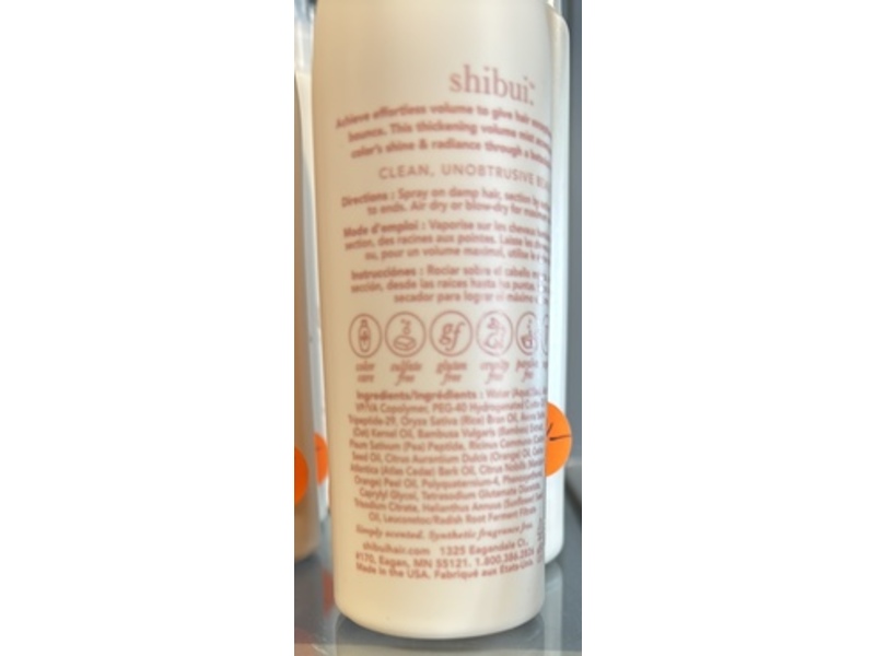 Shibui Thickening Volume Mist, 6.5 fl oz/192 mL