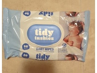 Tidy Tushies Baby Wipes, Aloe Vera & Chamomile Light Baby Fresh Scent, 80 Count - thumbnail 1