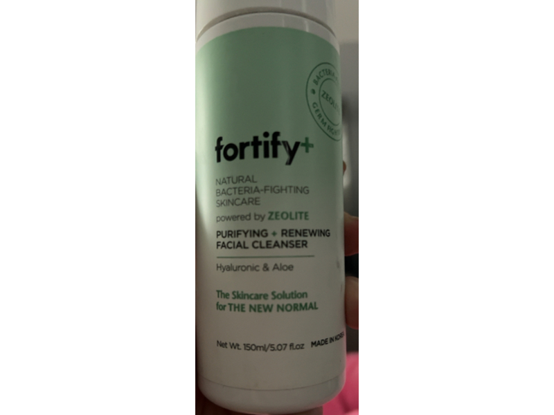 Fortify Hydrating Foaming Facial Cleanser, 5.07 fl oz/150 mL