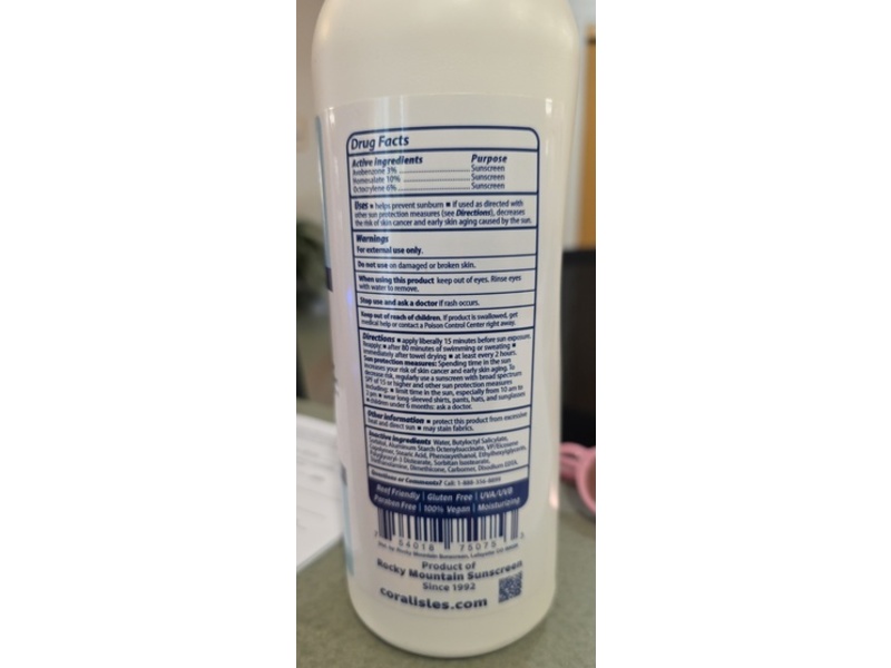 Coral Isles Reef Friendly Kids Sunscreen Lotion, SPF 50, 32 oz/907 g