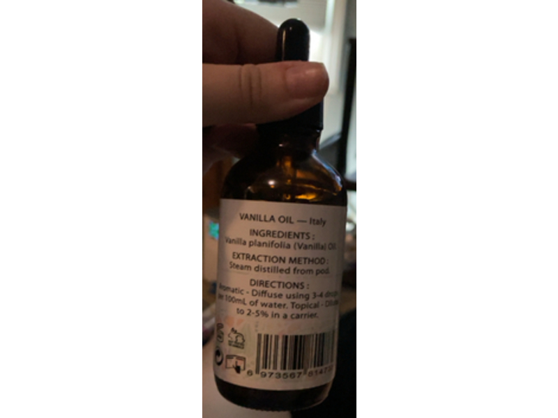 Evoke Occu Premium Essential Oil, Vanilla, 4 fl oz/118 mL