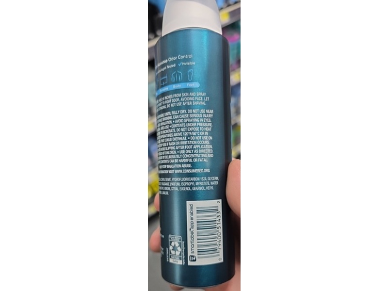 Degree Whole Body Deodorant, Ocean Rush, 4 oz/113 g