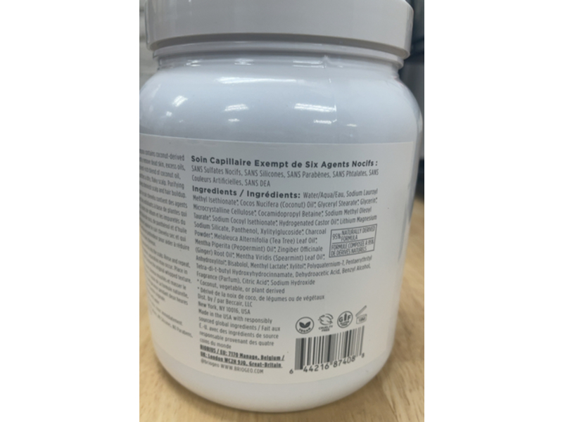 Briogeo Scalp Revival Micro-Exfoliating Shampoo, Charcoal + Coconut Oil, 32 fl oz/946 mL