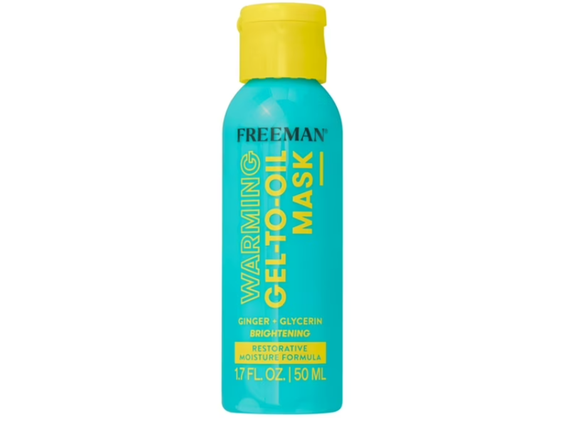 FREEMAN Restorative Warming Gel-To-Oil Facial Mask, Ginger + Glycerin, 1.7 fl oz/50 mL