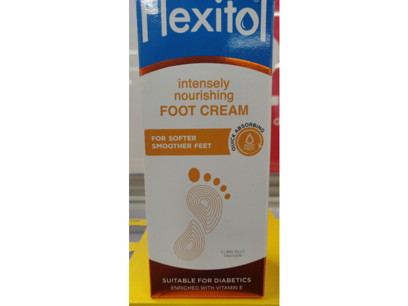 Flexitol Intensely Nourishing Foot Cream, 145 g