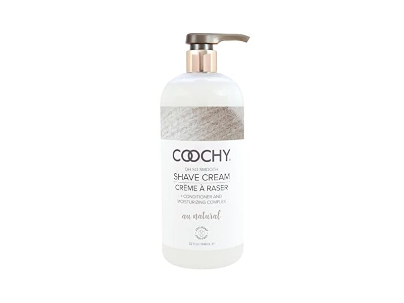 Coochy Shave Cream, Au Natural, 32 fl oz/946 mL