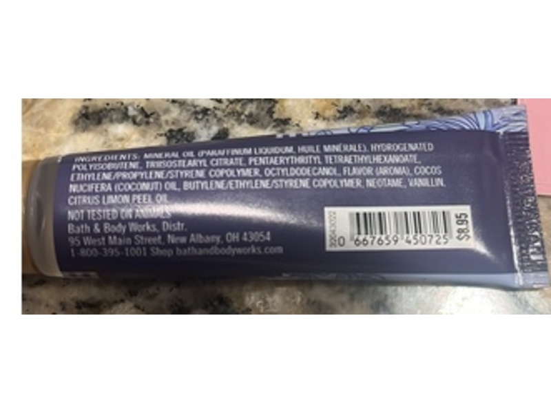 Vera Bradley X Bath & Body Works Lip Gloss, Blue Washed Sky, 0.47 fl oz/14 mL