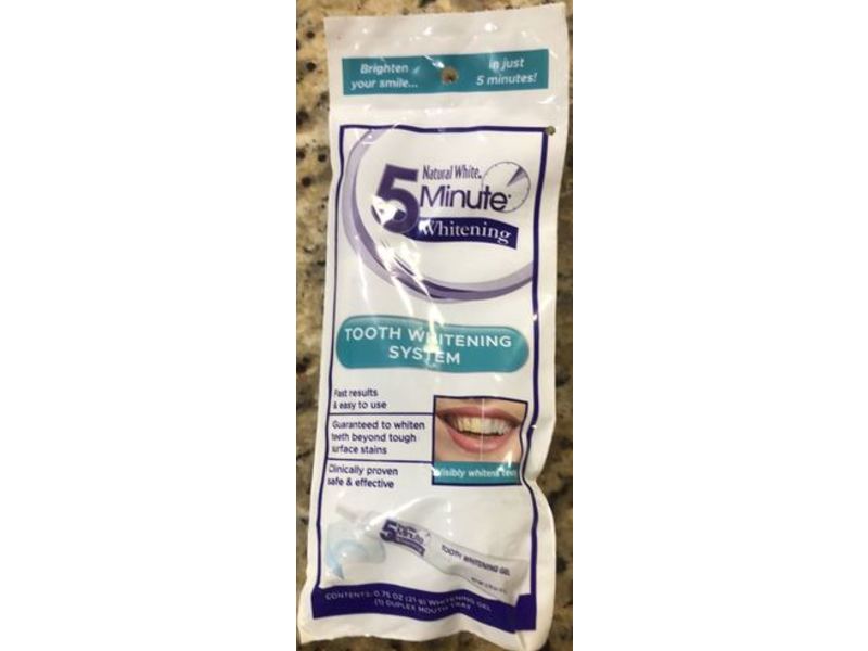 Natural White 5 Minute Tooth Whitening System