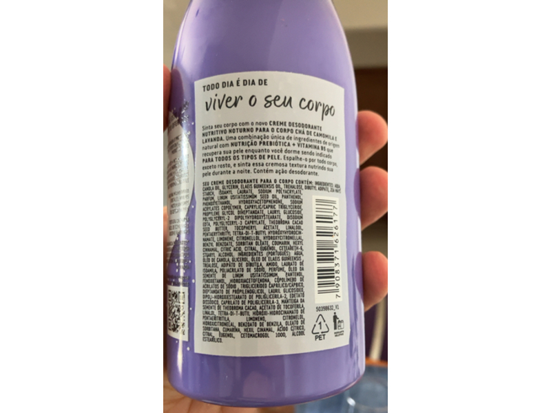 Natura Todidia Todanoite Night Body Cream, 400 mL