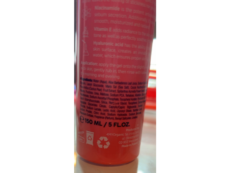 Uni.Q Be Fancy Super Deep Energy Face Wash Gel, 5 fl oz/150 mL