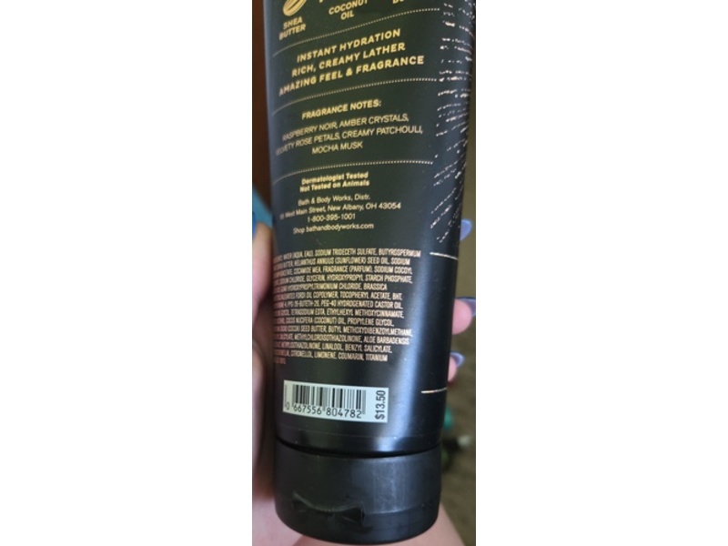 Bath & Body Works Into The Night Moisturizing Body Wash, Shea Butter + Cocoa Butter, 10 fl oz/296 mL, Pack Of 3