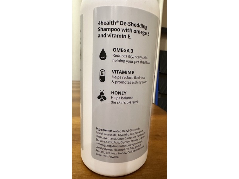 4health De-Shedding Shampoo, 32 fl oz/946 mL