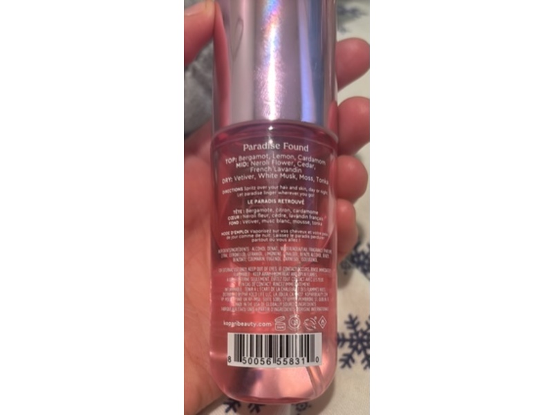 Kopari Hair & Body Mist, Marbella Bloom, 4 fl oz/120 mL