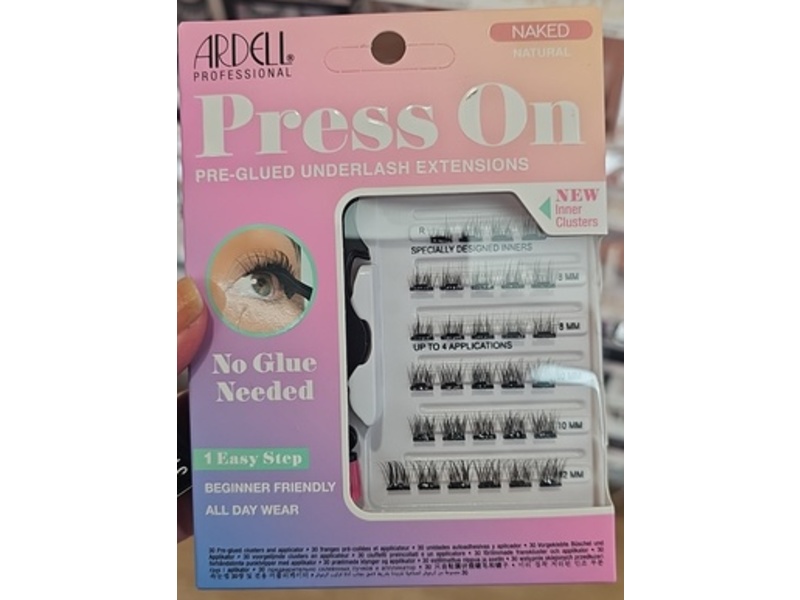 Ardell Press On Pre-Glued Underlash Extension Kit, Naked, 1 Pack