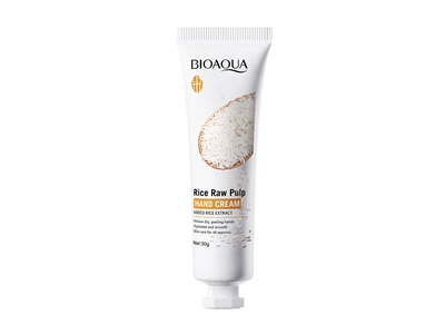 Bioaqua Rice Raw Pulp Hand Cream, 30 g