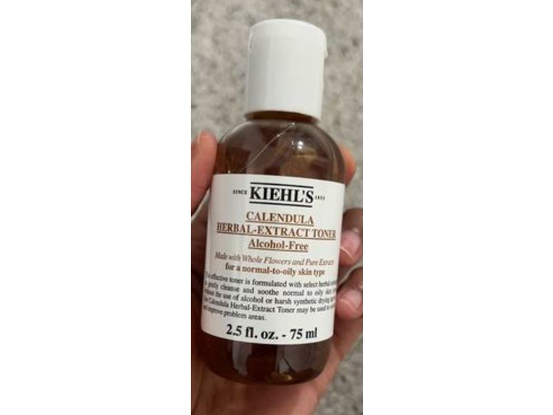 Kiehl's Calendula Herbal Extract Toner, Alcohol-Free, 2.5 fl oz/75 mL