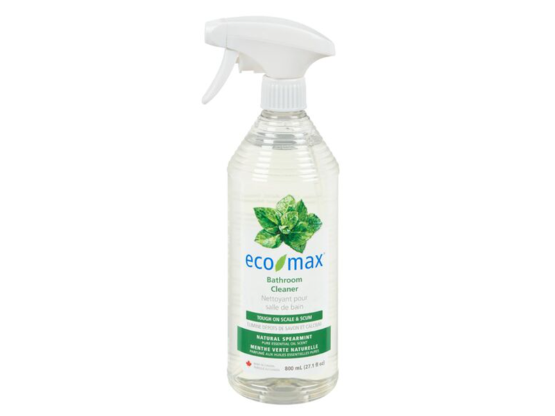 Eco-Max Bathroom Cleaner, Natural Spearmint, 27.1 fl oz/800 mL