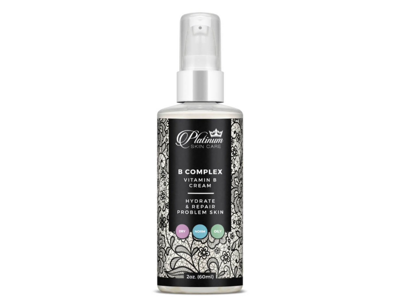 Platinum Skin Care B Complex Cream, Vitamin B, 2 oz/60 mL