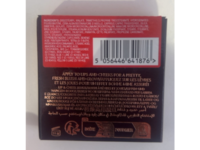 Charlotte Tilbury Beautiful Skin Island Glow Lip & Cheek Blush Tint, Sun Blushed Glow, 0.08 oz/2.5 g