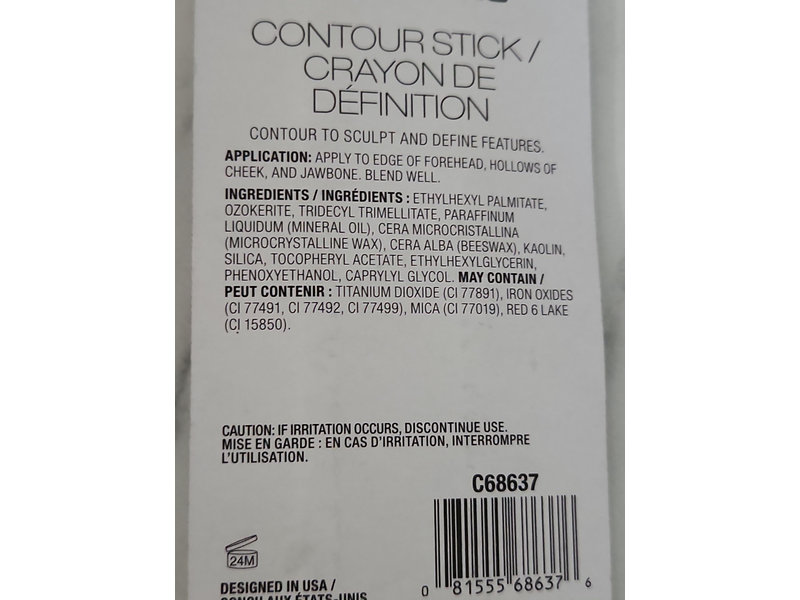 L.A. Colors Contour Stick, C68637 Tan, 0.07 oz/1.9 g