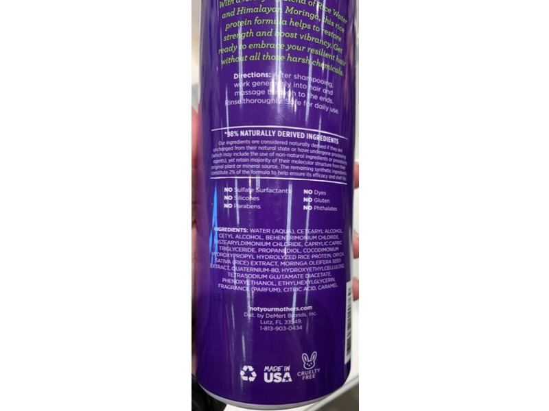 Not Your Mother's Superior Strength Conditioner, Rice Water & Himalayan Moringa, 15.2 fl oz/450 mL